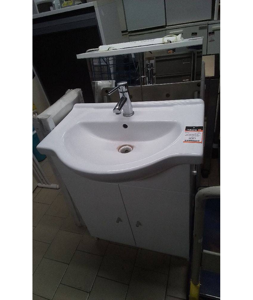 MEUBLE SALLE DE BAIN+VASQUE+MIROIR