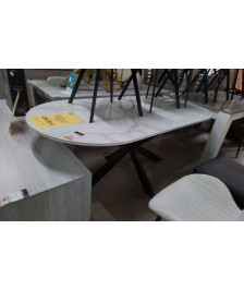 TABLE OVALE 180 CERAMIQUE 3 EN STOCK
