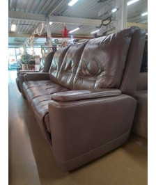 SALON CUIR 3+1 / 1 RELAX MANUEL 