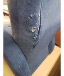 FAUTEUIL RELAX MANUEL TISSU EN LETAT 