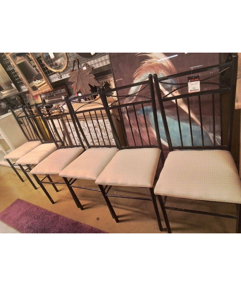CHAISES LOT DE 6