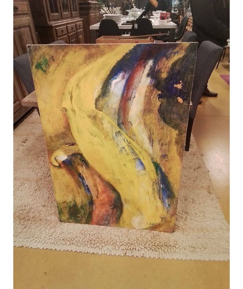 PEINTURE SIGNE 104X74