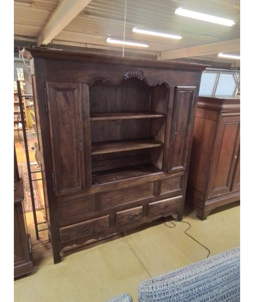 MEUBLES 2PORTES 3 TIROIRS CHENE MASSIF 