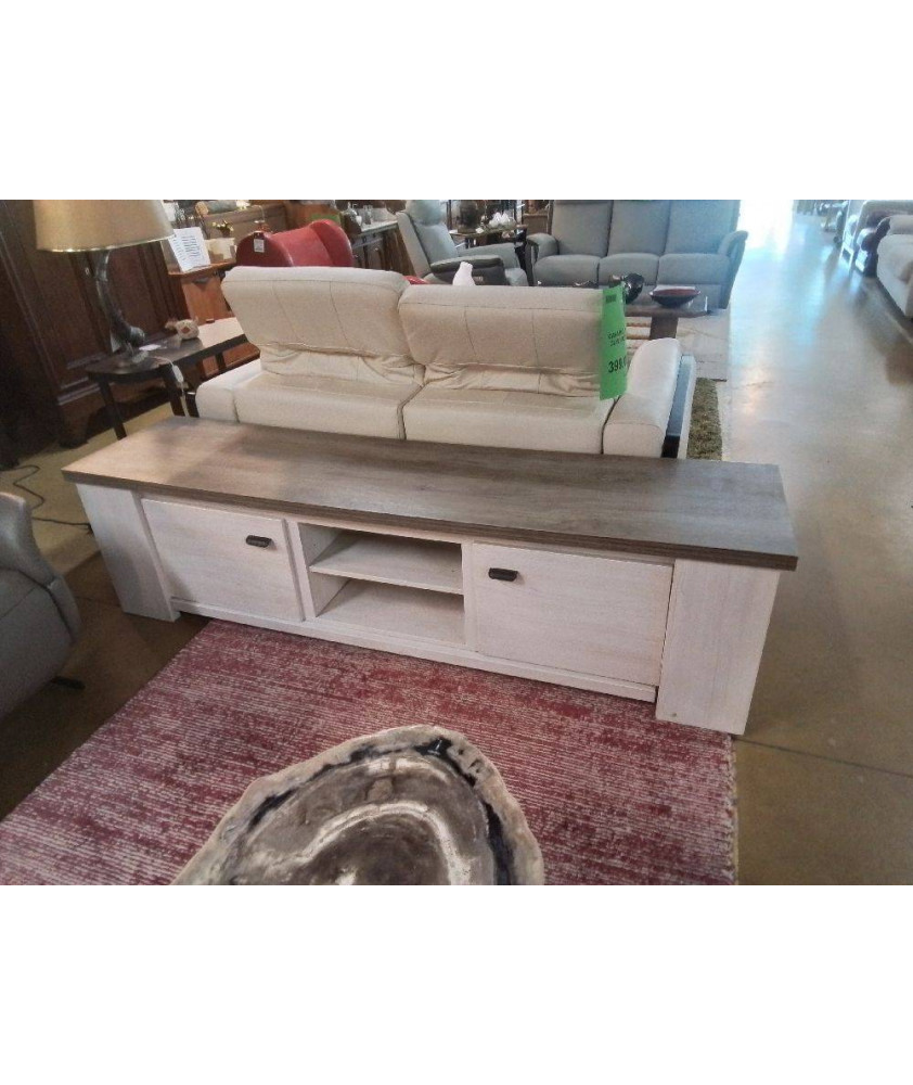 MEUBLE TELE 2 PORTES 