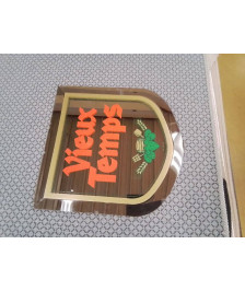 PLAQUE MIROIR VIEUX TEMP