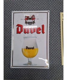 PLAQUE EMAILLEE DUVEL
