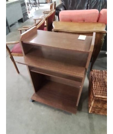 BUREAU INFORMATIQUE BOIS MARRON 