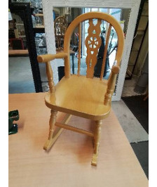 ROCKING CHAIR ENFANT BOIS CLAIR INTERIOR’S 