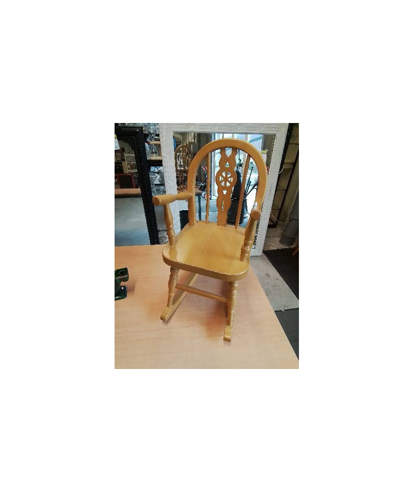 ROCKING CHAIR ENFANT BOIS CLAIR INTERIOR’S 