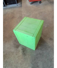 COFFRE DE JARDIN RÉSINE VERT