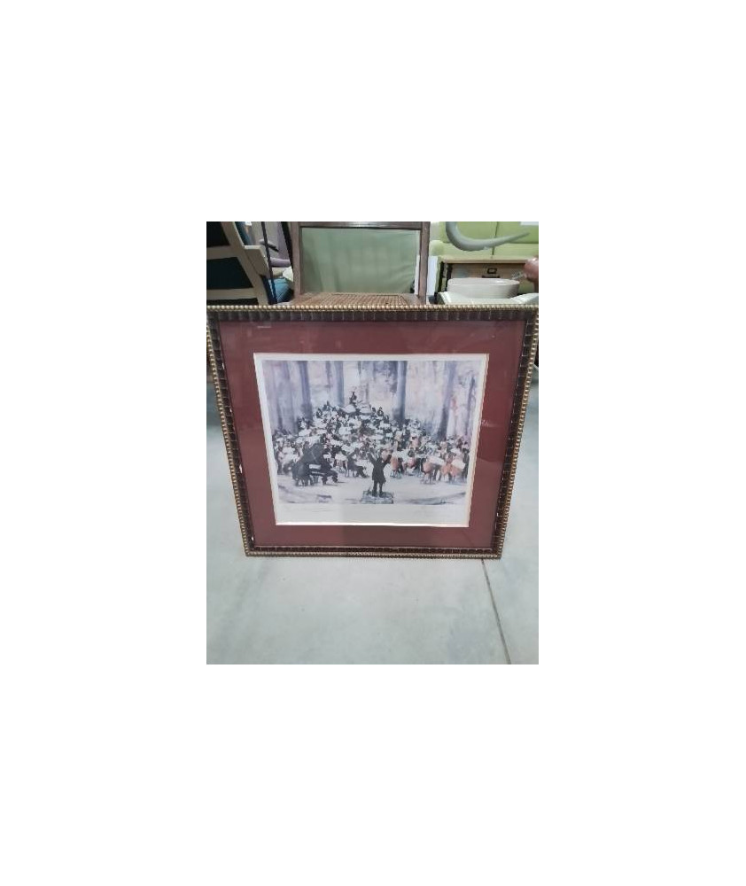 LITHOGRAPHIE NUMÉROTÉE ET CONTRESIGNÉE L’ORCHESTRE LEBOURGEOIS