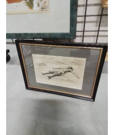 GRAVURE L’ÉPAVE XIXE THÉODORE VALERIO (1813-1879)