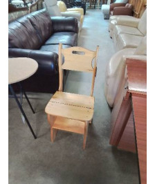 CHAISE DE BIBLIOTHEQUE  BOIS CLAIR