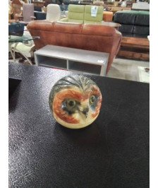 PRESSE PAPIER ALBATRE HIBOU