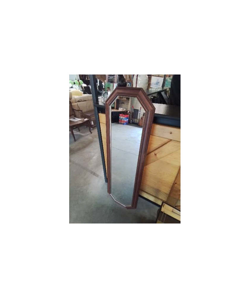 MIROIR OCTOGONAL BOIS MOULURÉ 