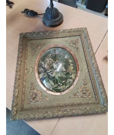 CADRE MÉDAILLON GLOBE DE MARIÉE