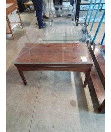 TABLE PORTE-FEUILLE MONTE ET BAISSE PALISSANDRE 