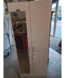 MEUBLE DE SALLE DE BAIN 1 PORTE MIROIR 1 PORTE