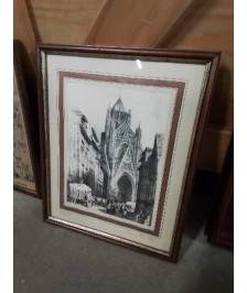 GRAVURE ROUEN ST MACLOU