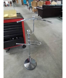 VALET DE NUIT MÉTAL CHROMÉ 