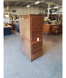 MEUBLE DE METIER 4 TIROIRS DÉBUT XXE EN L\'ÉTAT 