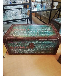 COFFRE BOIS GAINÉ ROMA