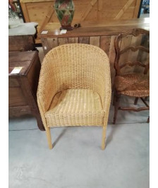 FAUTEUIL GONDOLE  ROTIN
