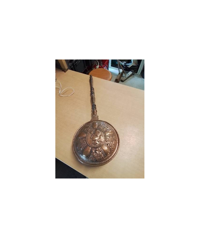 BASSINOIRE CUIVRE ET BOIS 