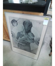 GRAVURE LA MATERNITÉ PIERRE YVES TRÉMOIS EDITION FRÉDÉRIC BIRR DRARGER PARIS