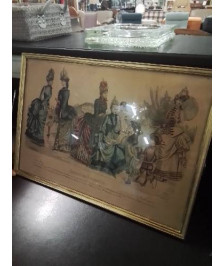 GRAVURE JOURNAL DES DEMOISELLES 