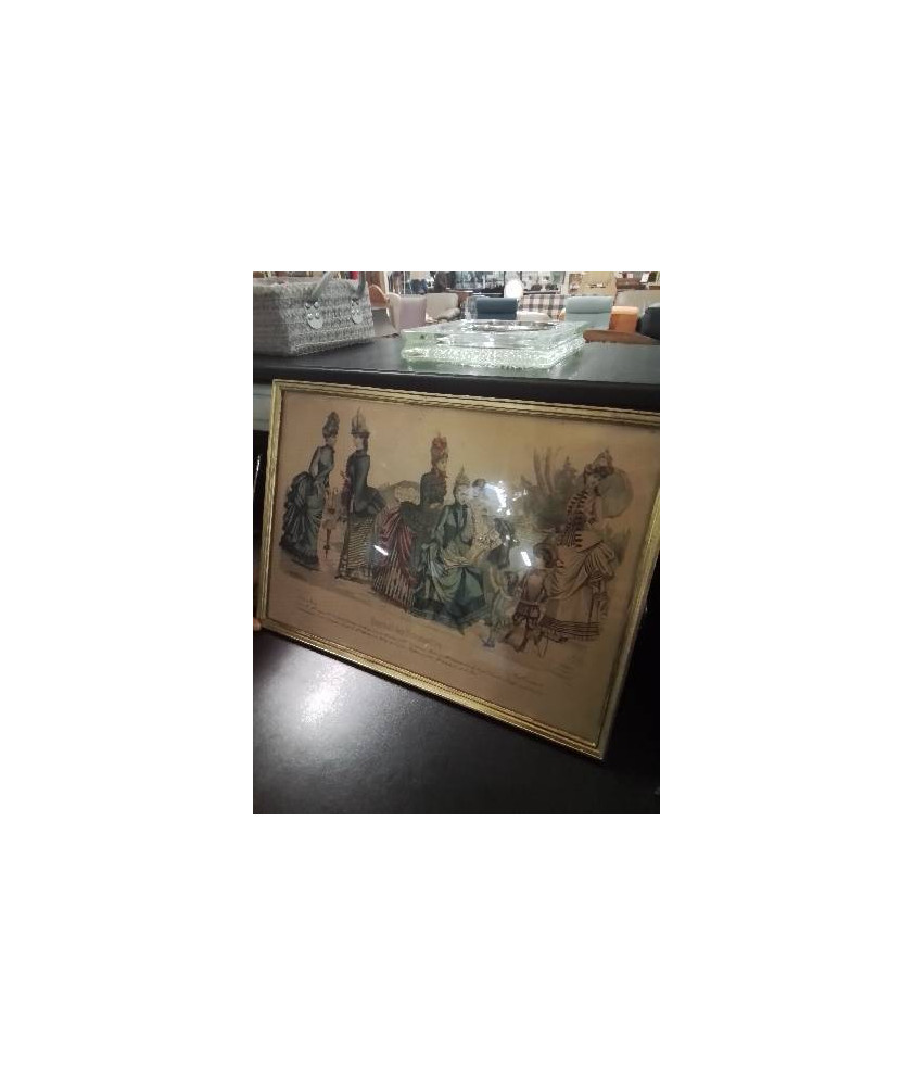 GRAVURE JOURNAL DES DEMOISELLES 