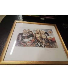 LITHOGRAPHIE DE GAULLE UNE VIE SCHMITT 