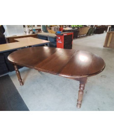 TABLE RONDE STYLE LOUIS PHILIPPE RALLONGES DE 41 CM