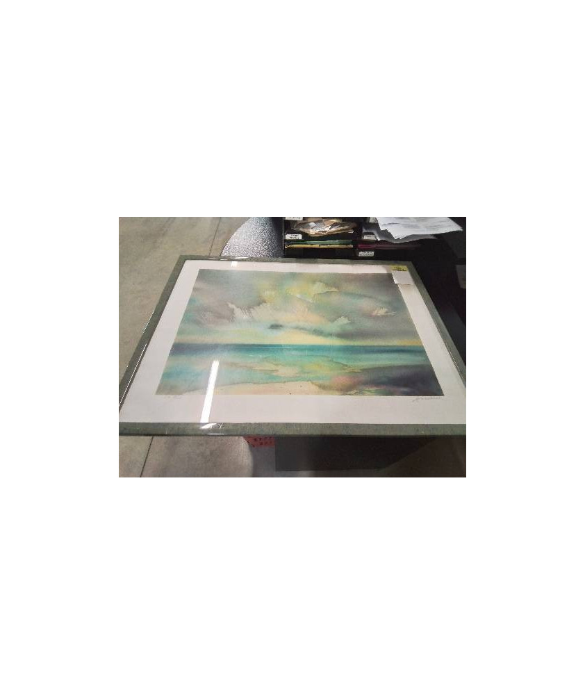 LITHOGRAPHIE EPREUVE D ARTISTE PAYSAGE  CAMILLE HILAIRE 1916 2004