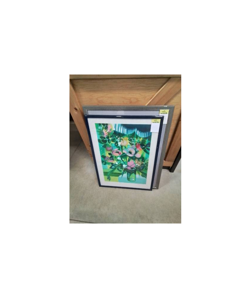 LITHOGRAPHIE EPREUVE  D ARTISTE BOUQUET CAMILLE HIRAIRE 1916 2004