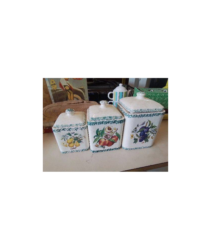 LOT DE 3 POTS A EPICES 