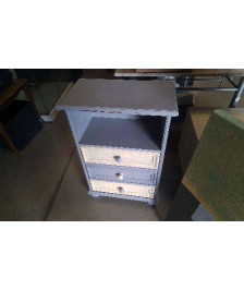 MEUBLE PEINT 3 TIROIRS 