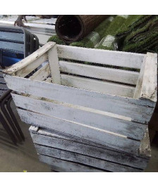 CAISSE FRUITS BOIS BLANC