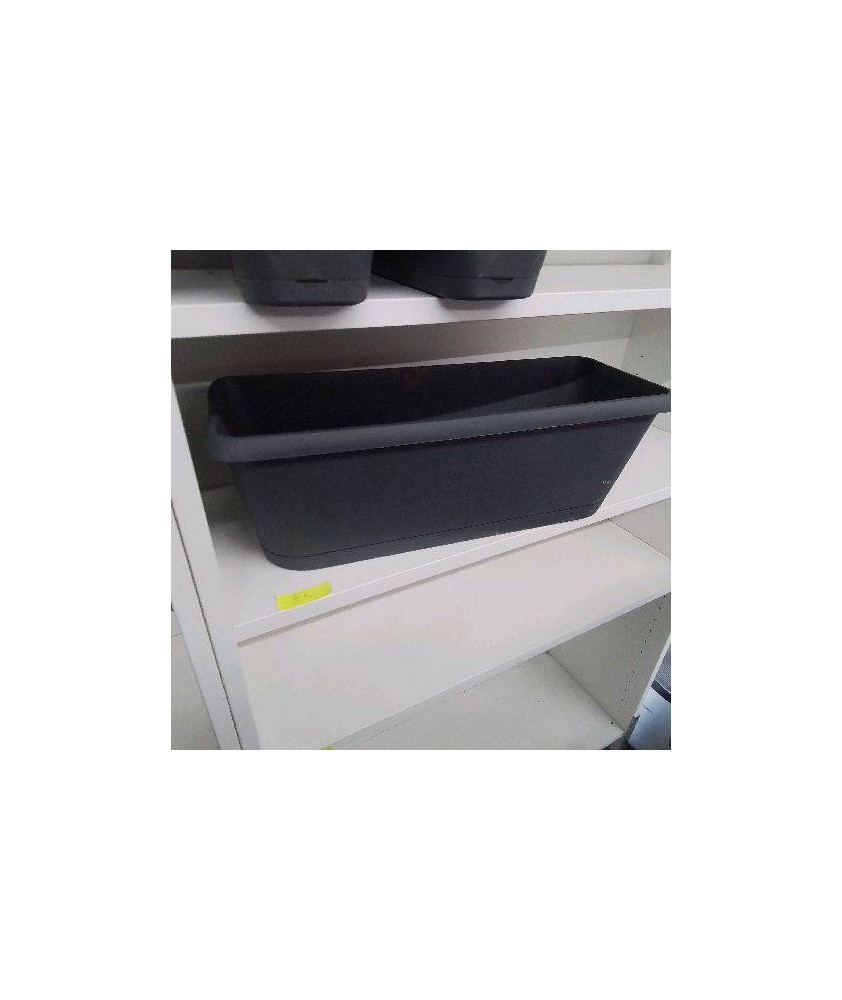 JARDINIERE PLASTIQUE GRIS 