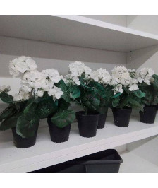 FLEURS ARTIFICIELLES BLANCHES 