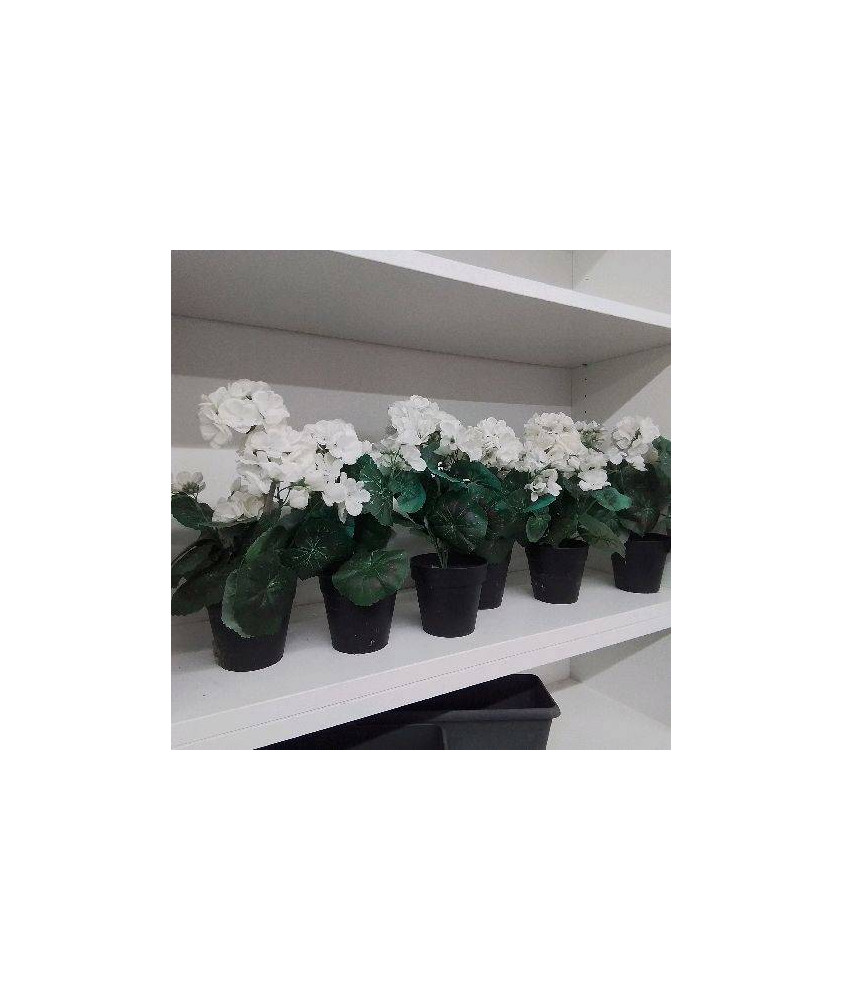 FLEURS ARTIFICIELLES BLANCHES 