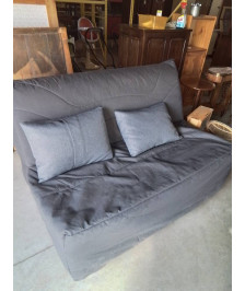 BZ TISSU GRIS MATELAS MOUSSE SOFACONFPRT