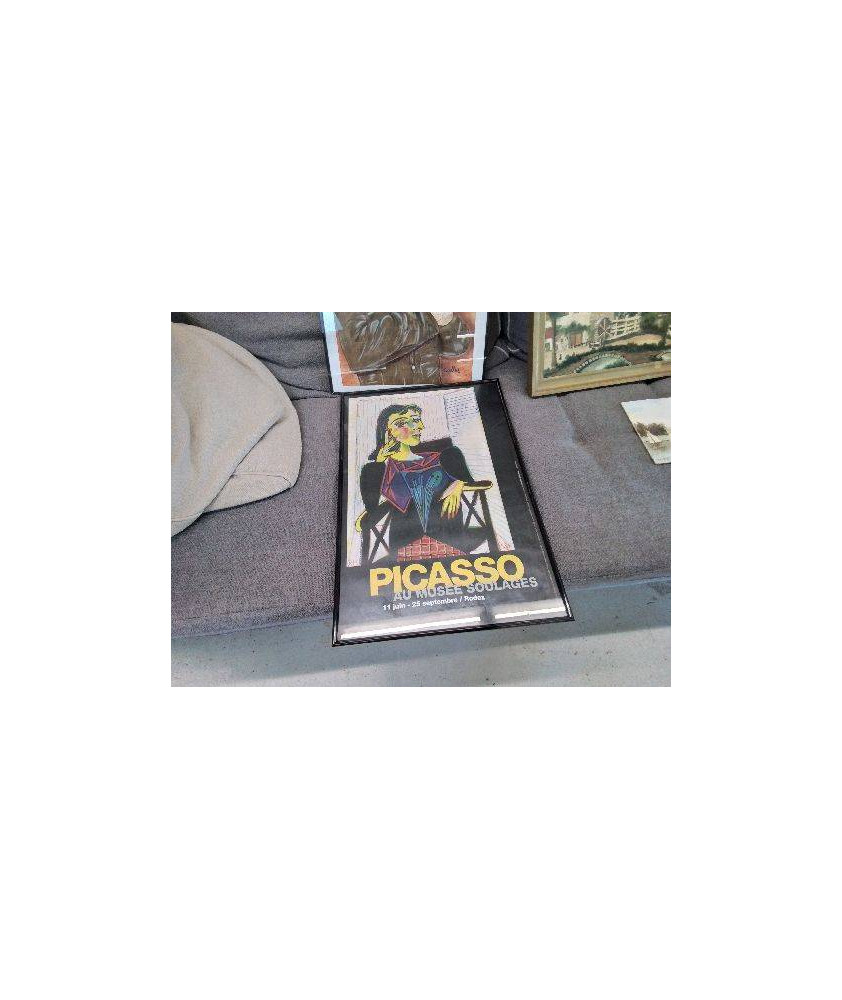 AFFICHE EXPO PICASSO AU MUSEE SOULAGE RODEZ