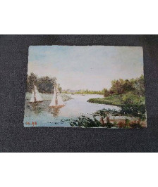 PETITE HUILE SUR TOILE