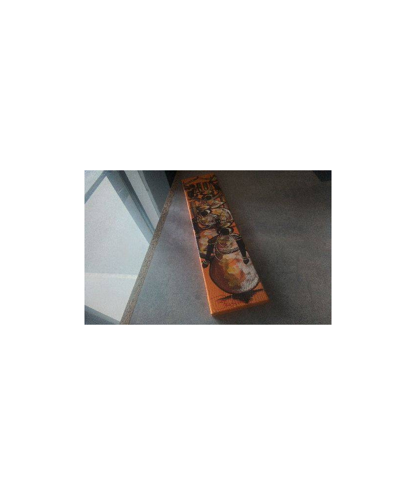 DECO TOILE RECTANGULAIRE ORANGE