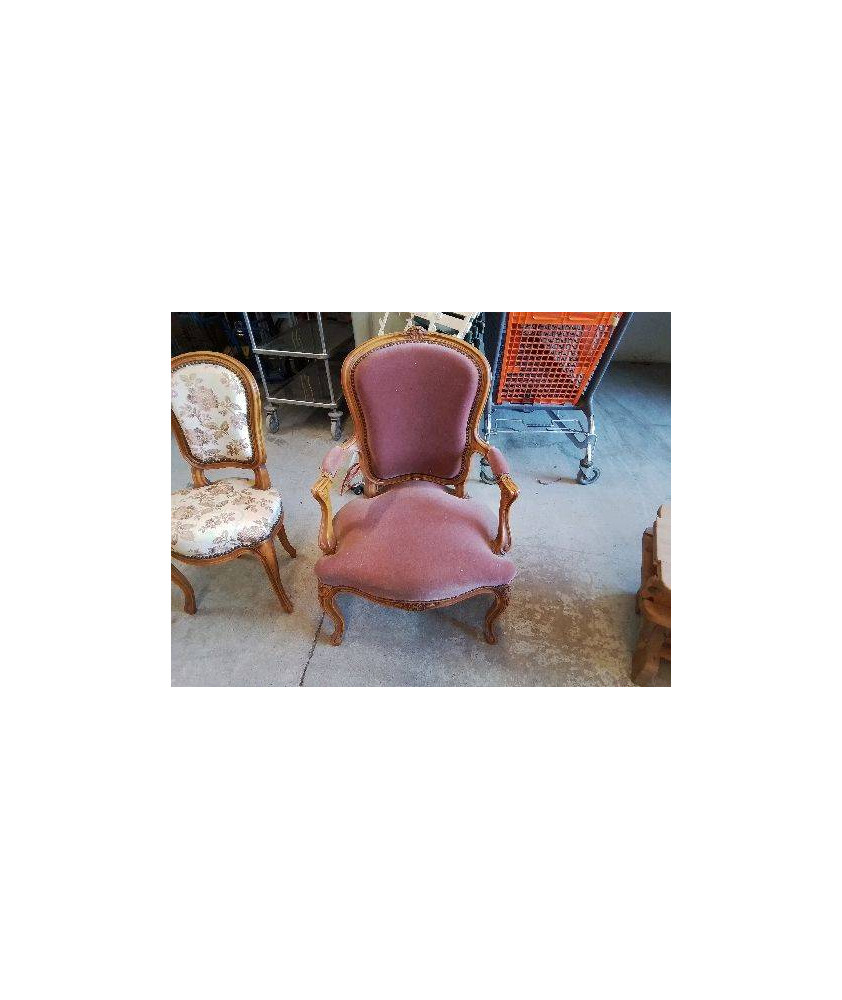 FAUTEUIL LOUIS XV