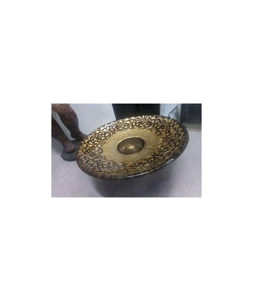 CORBEILLE A FRUITS  DOREES 