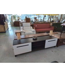 MEUBLE TV DEUX PORTES 