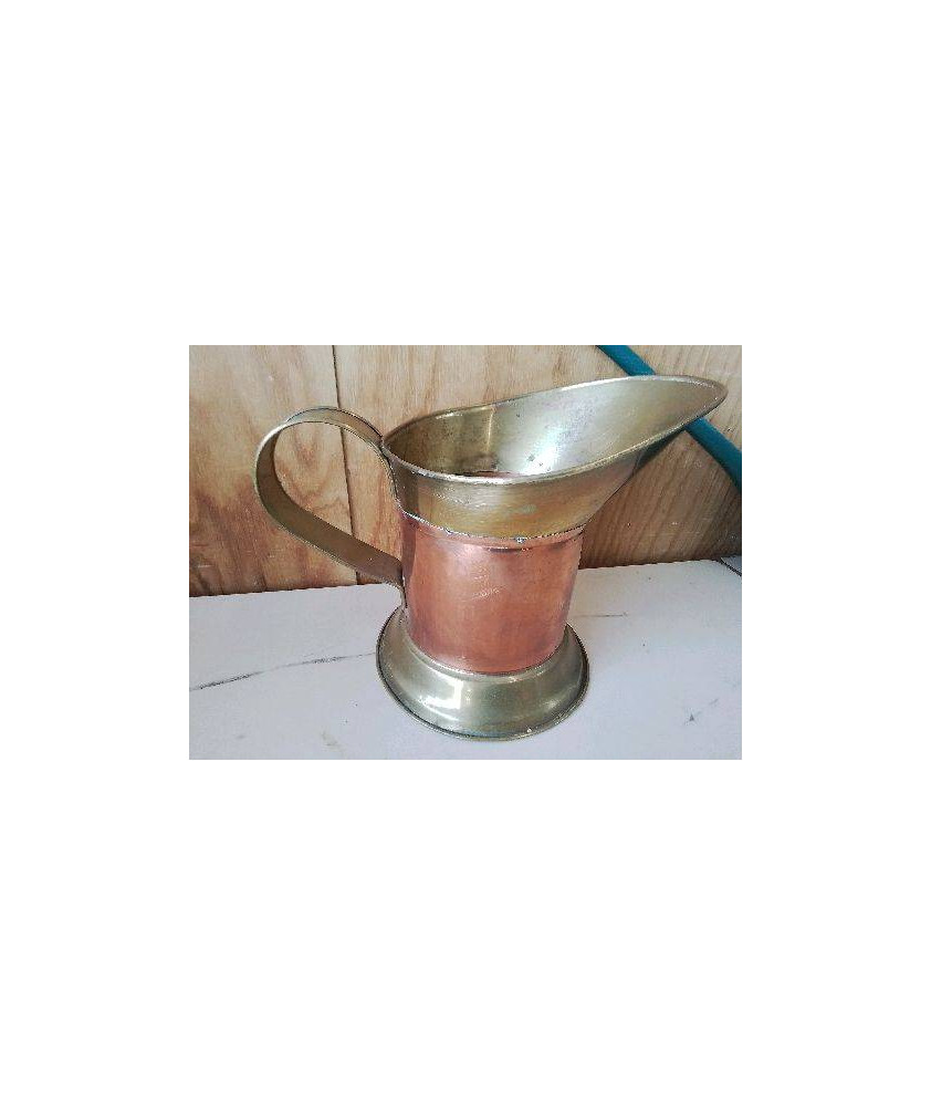 PICHET ANCIEN EN CUIVRE ET LAITON