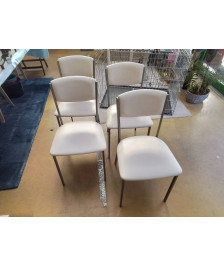 LOT DE 4 CHAISES DE CUISINE 